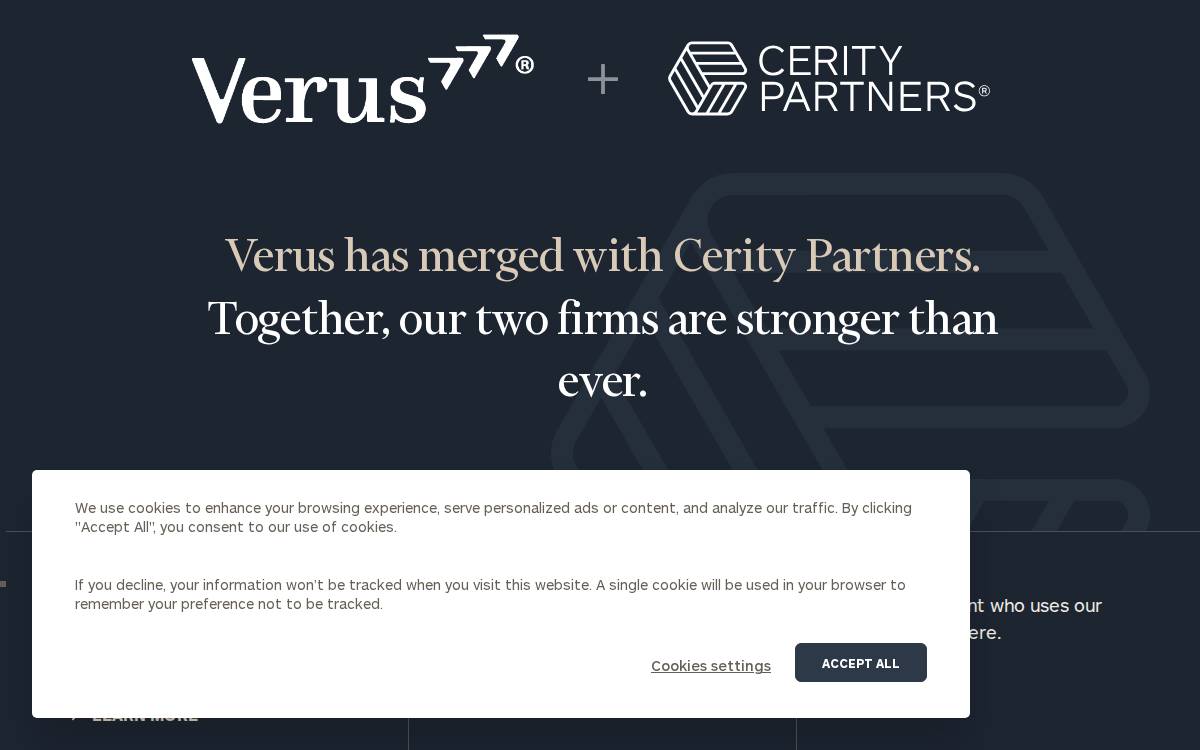 Verus website preview