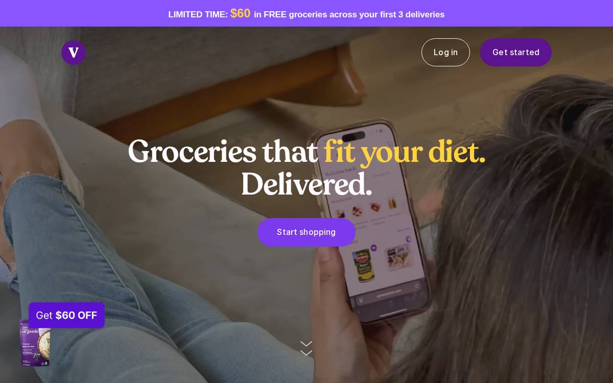 Verve Market website preview