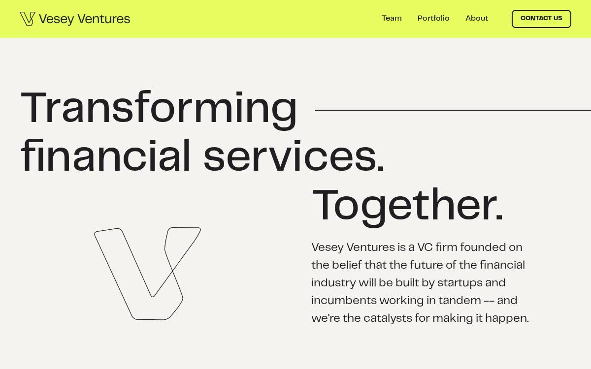 Vesey Ventures website preview