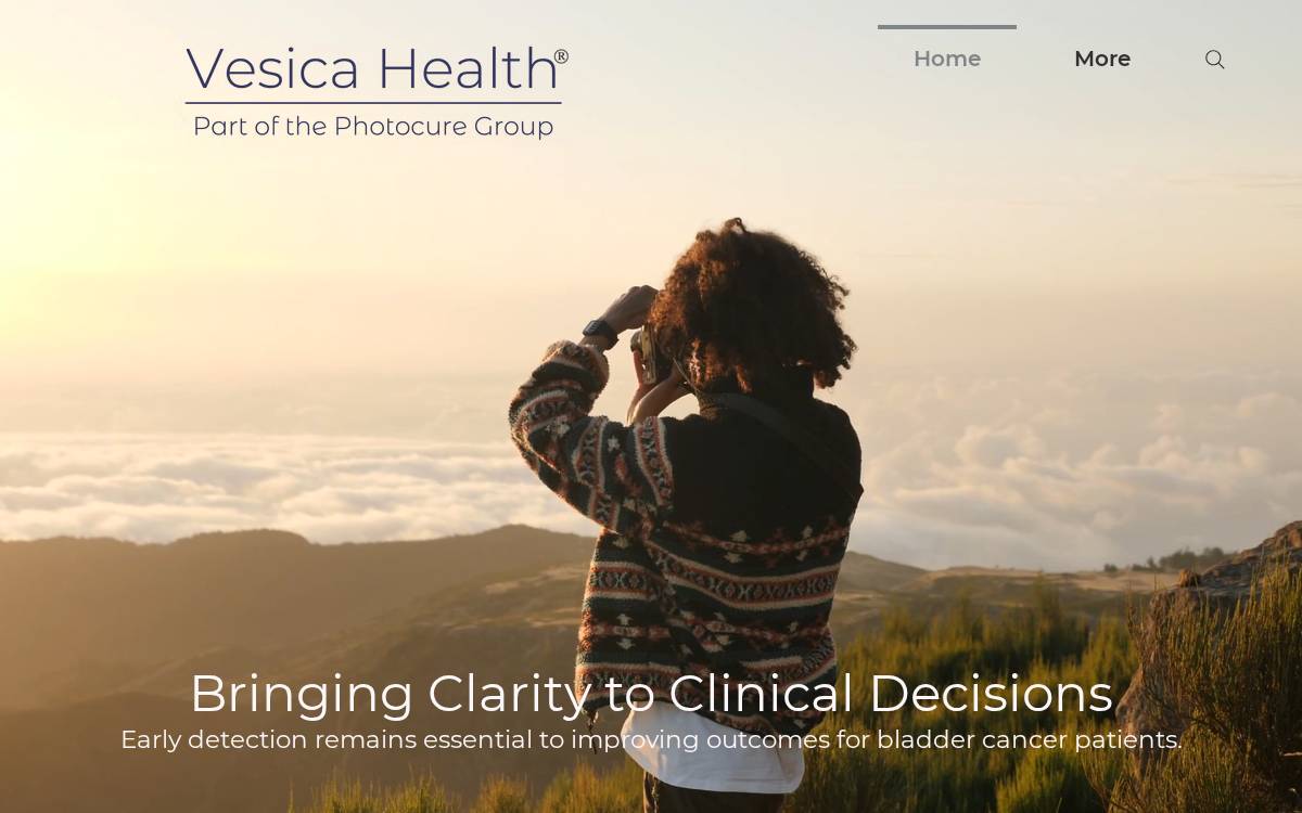 Vesica Health website preview