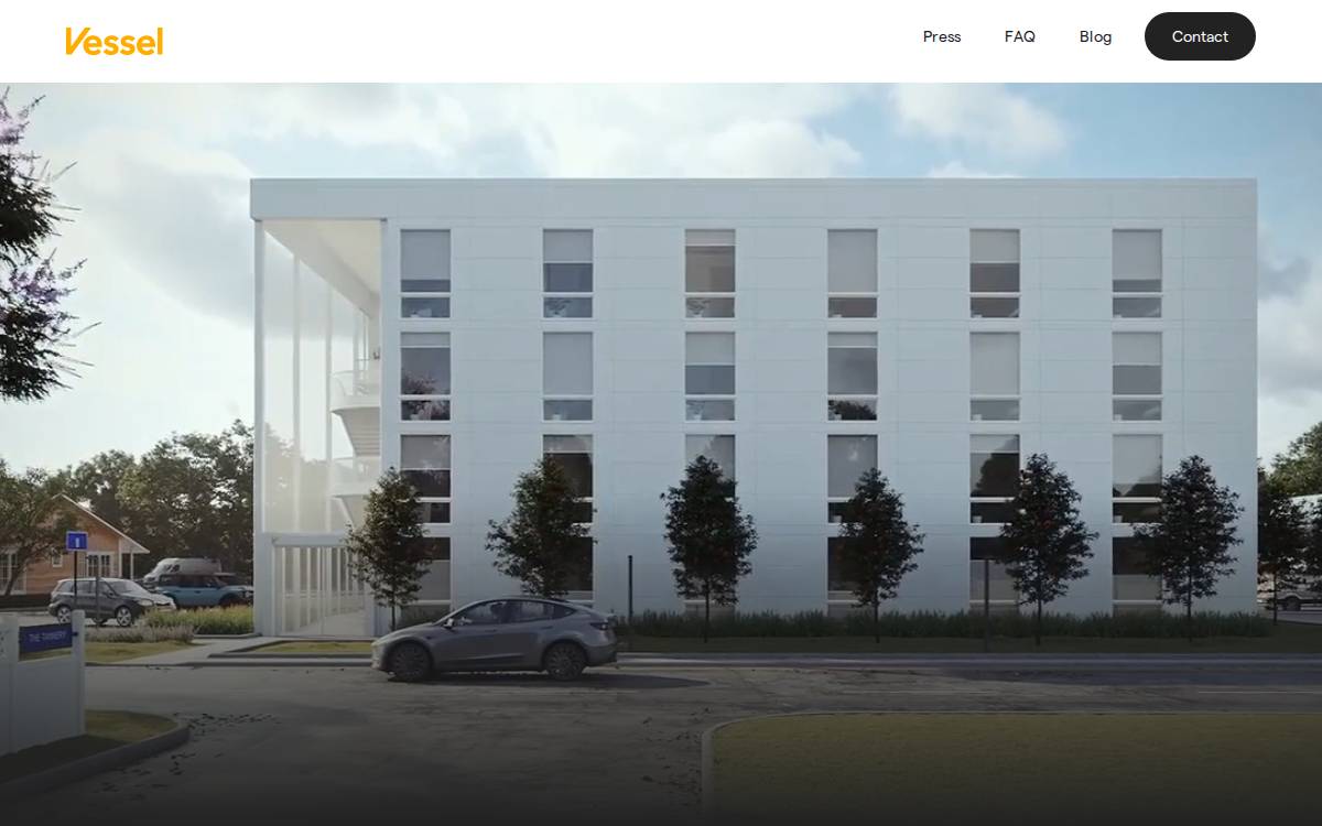 Vessel website preview