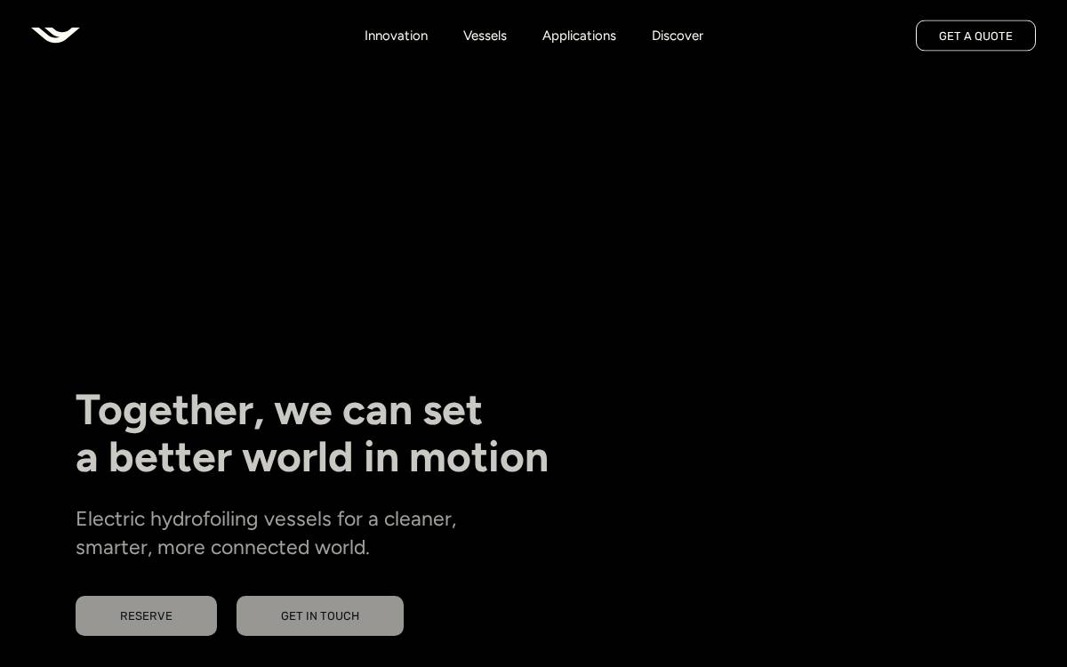 Vessev website preview