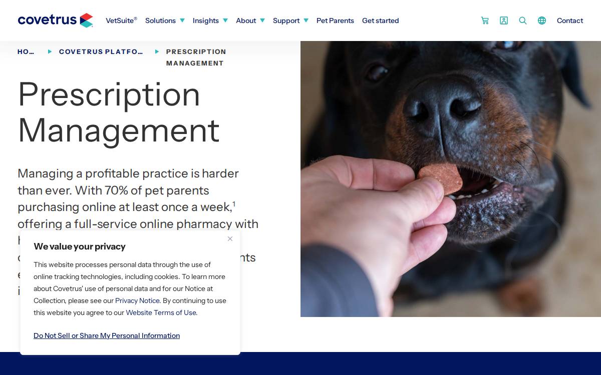 Vets First Choice website preview