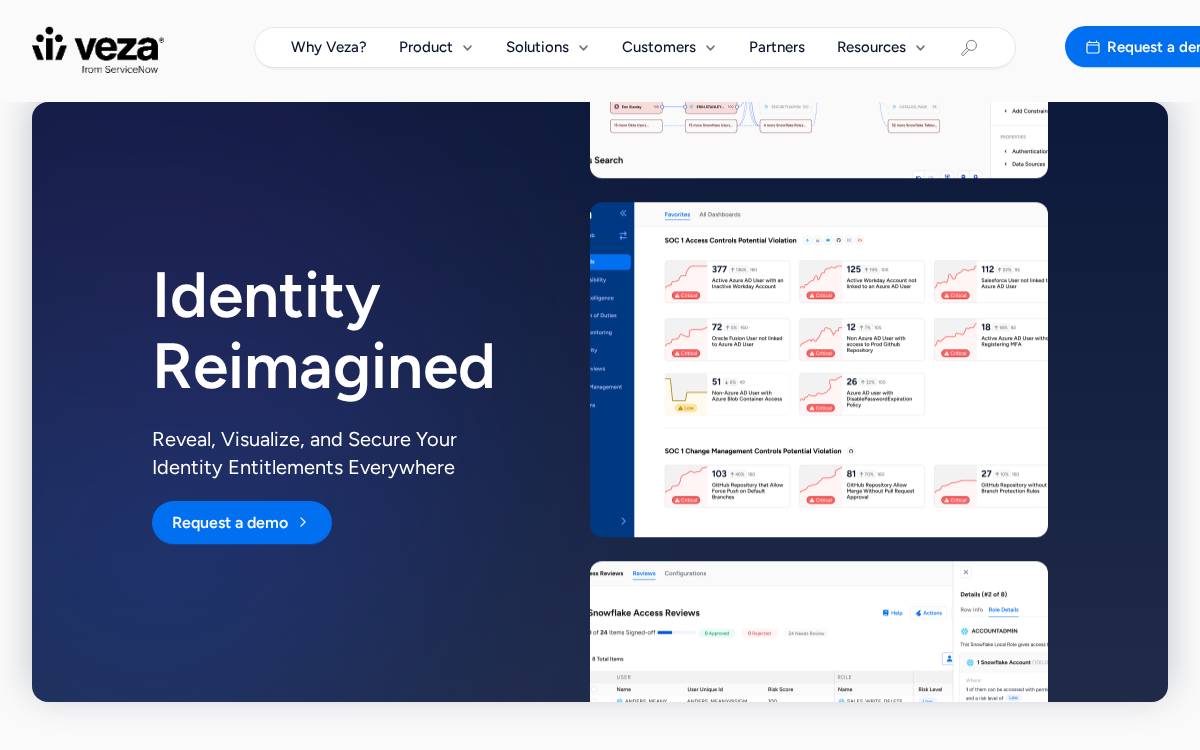 Veza Technologies Inc. website preview