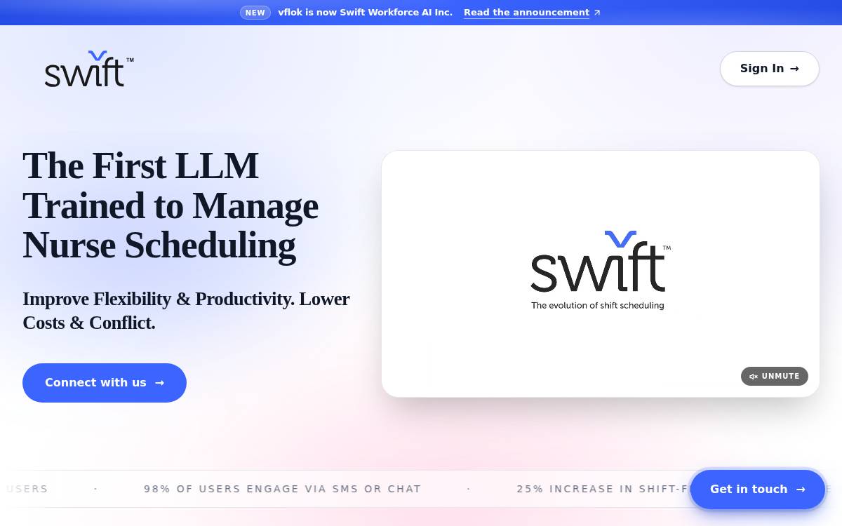 Vflok website preview