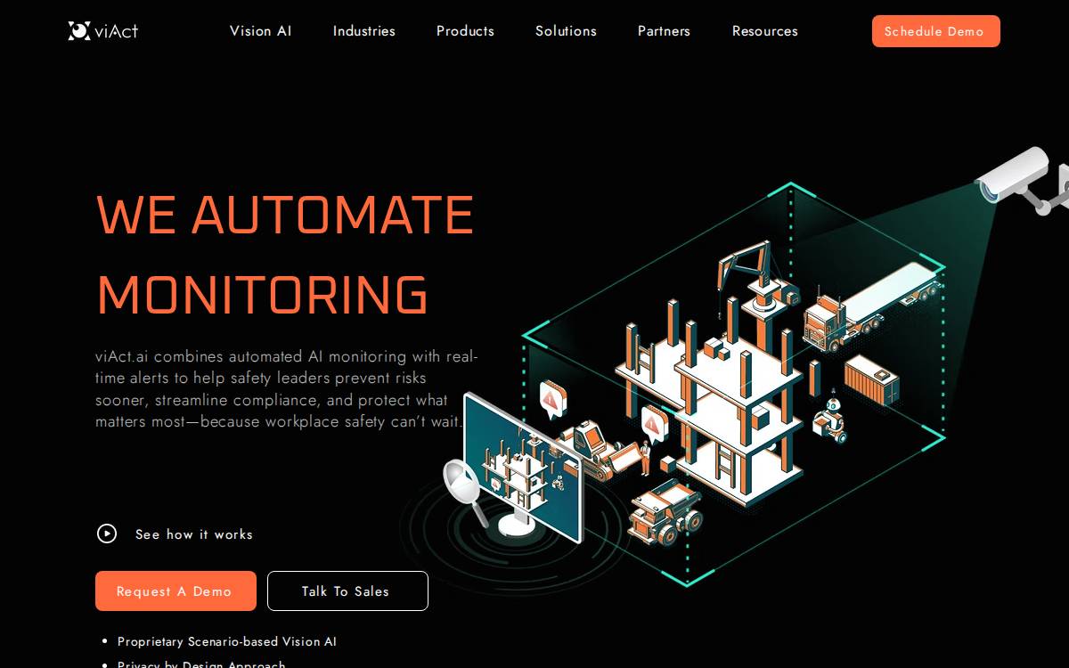 Viact website preview