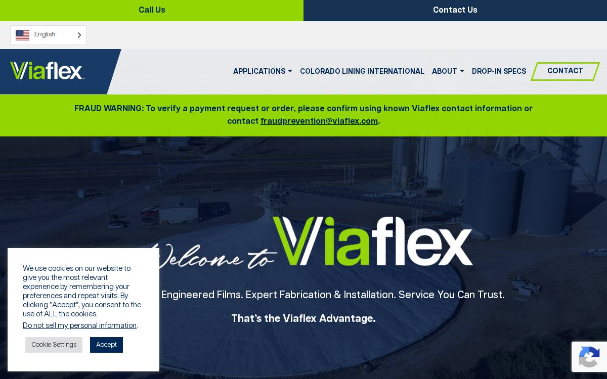 Viaflex website preview