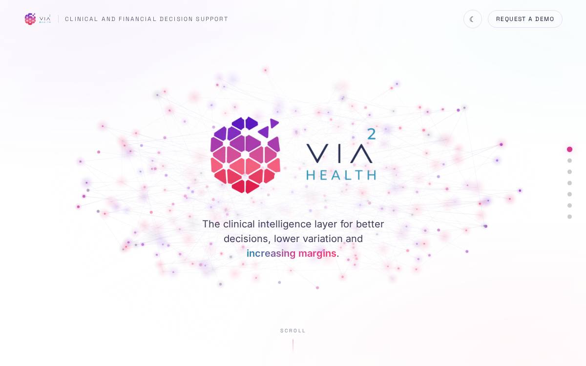 Viahealth website preview