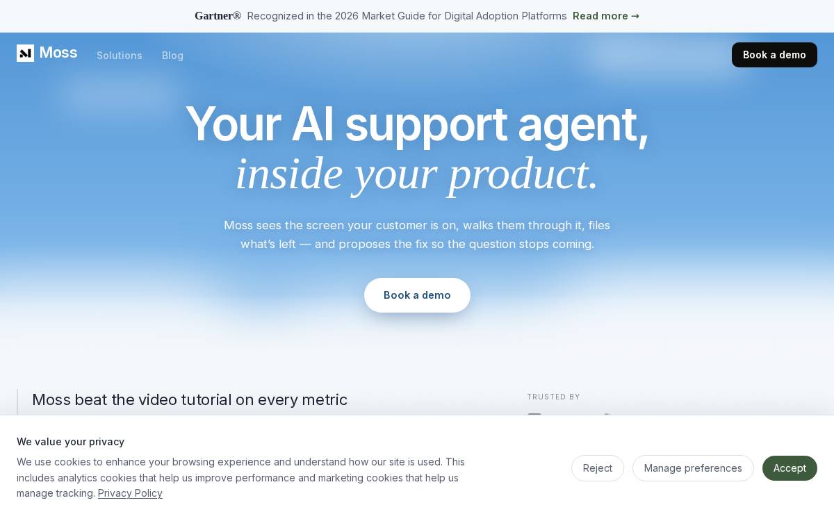 Viamoss website preview