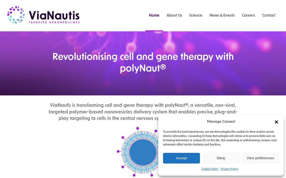 ViaNautis website preview
