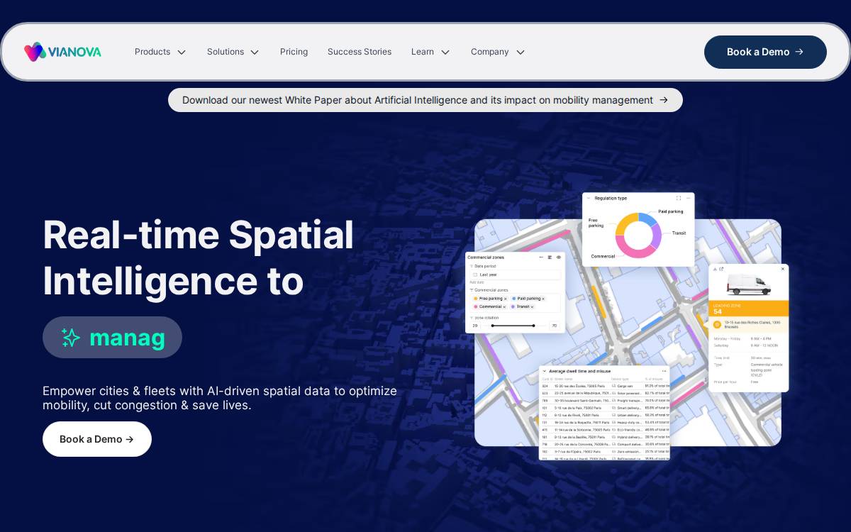 Vianova SAS website preview