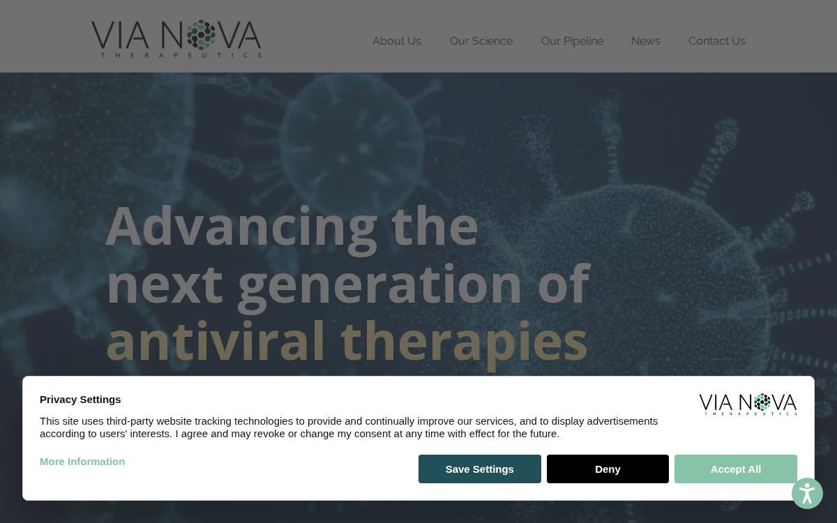 Vianovatx website preview