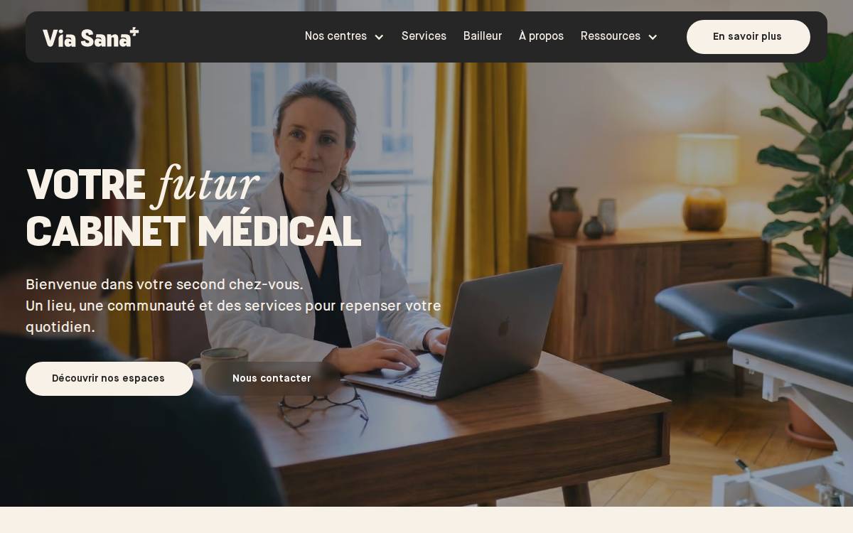 ViaSana website preview