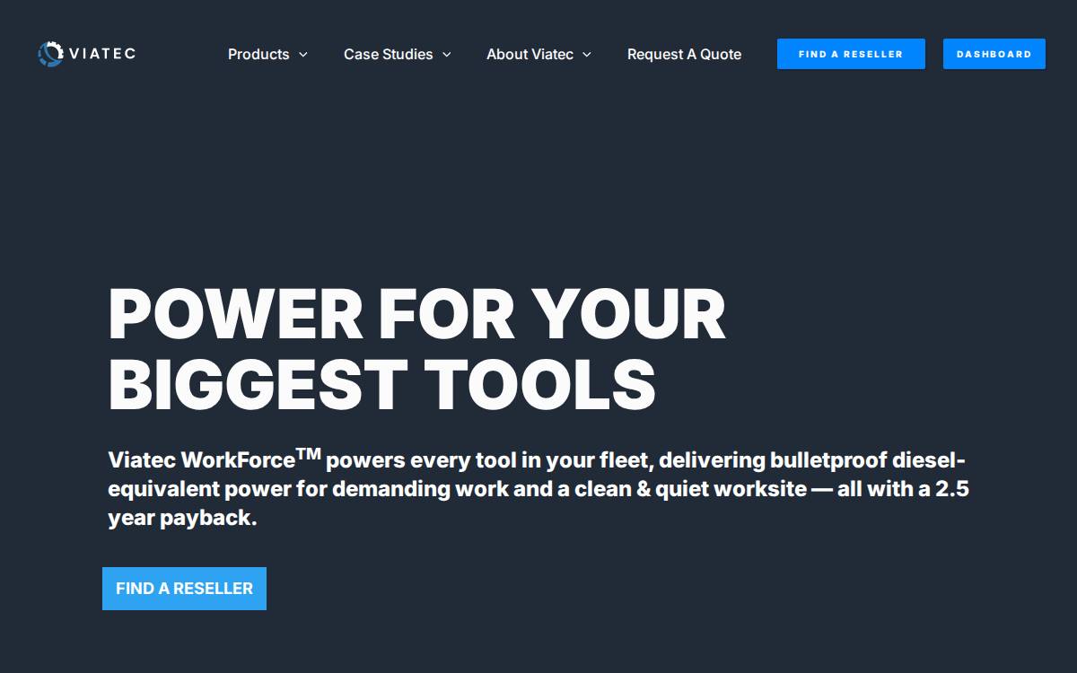 Viatec website preview