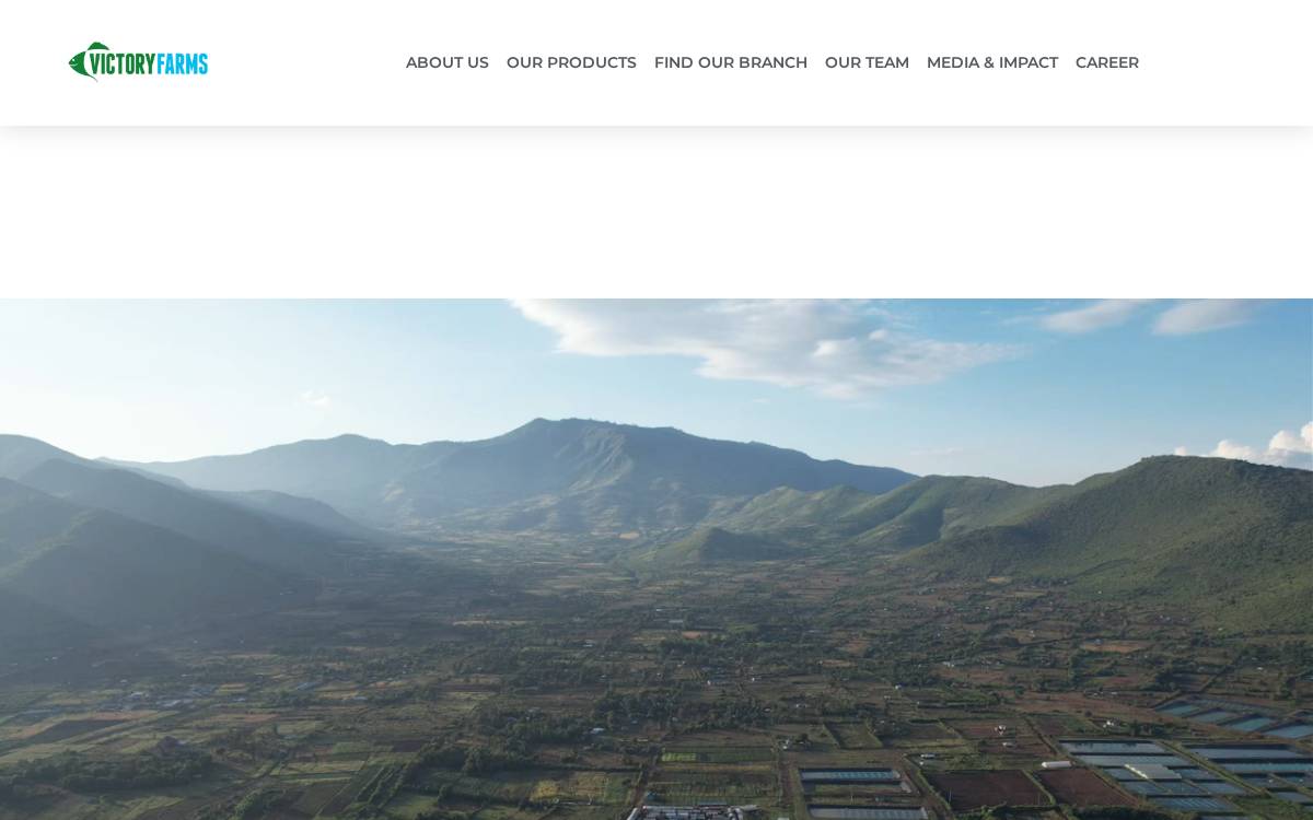 Victory Farms website preview