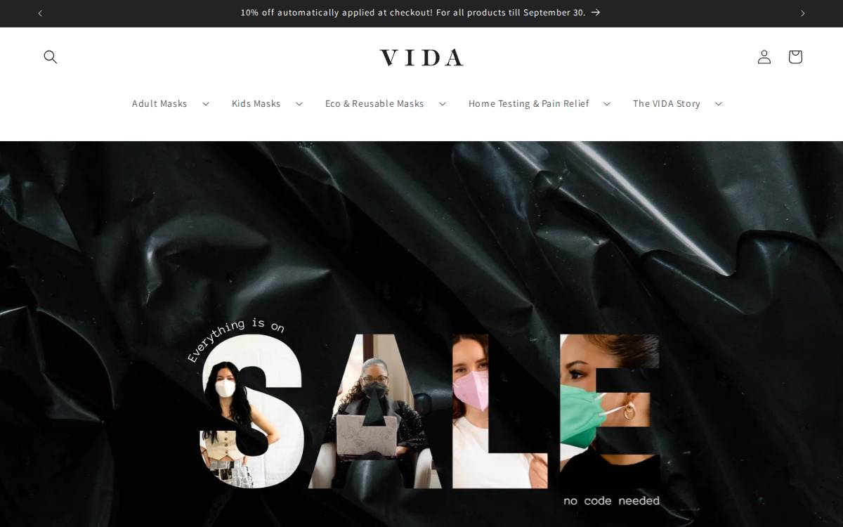 VIDA & Co. website preview