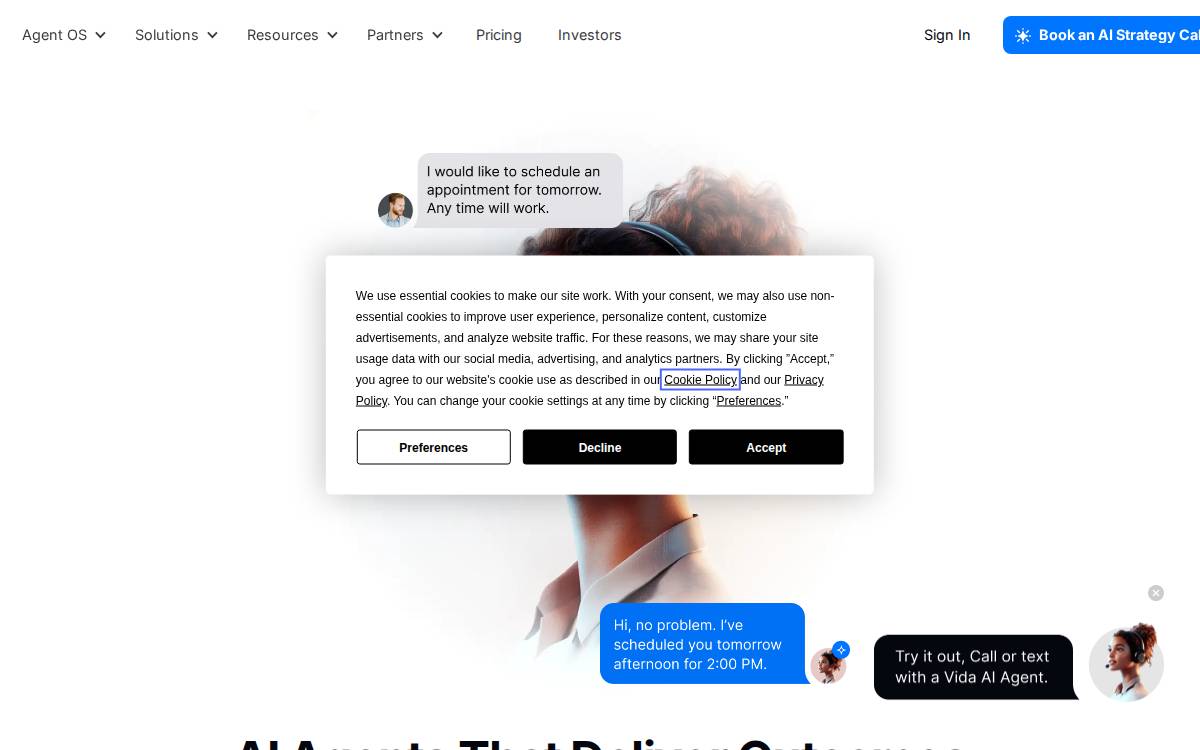Vida Global website preview