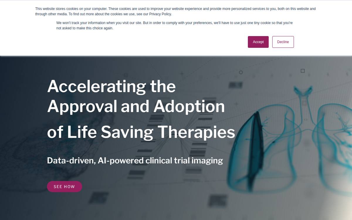 Vidadiagnostics website preview