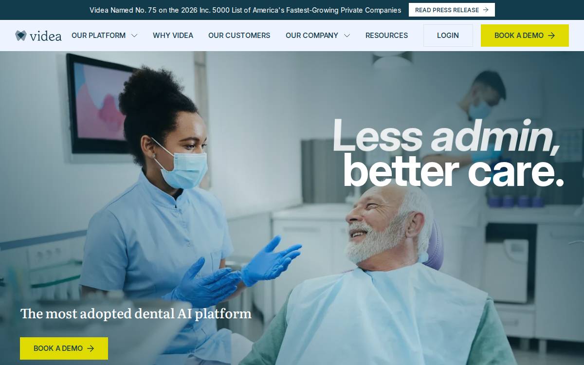 VideaHealth website preview