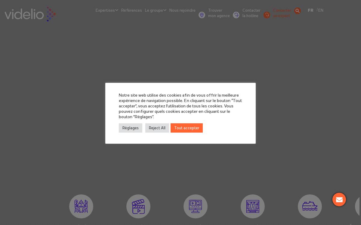 Videlio website preview