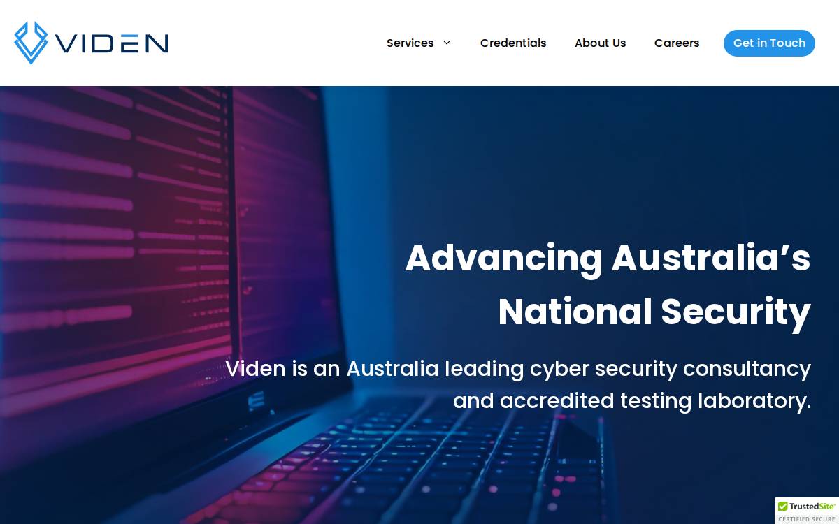 Viden Labs website preview