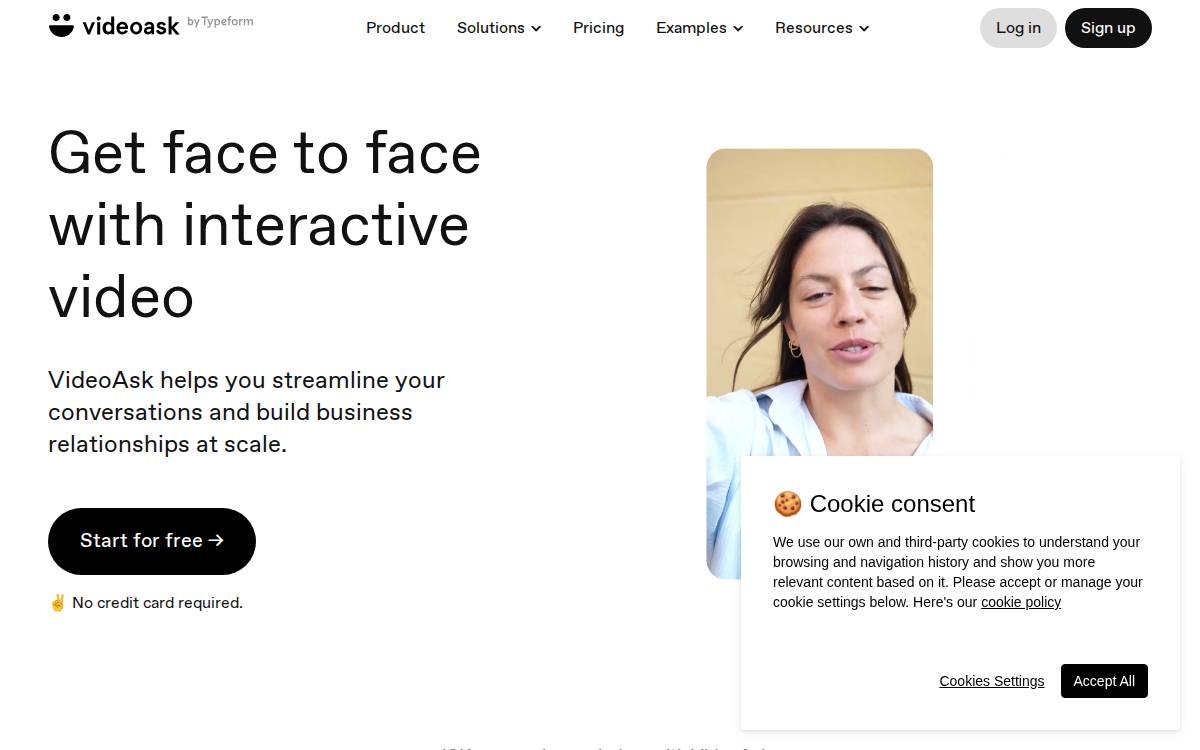 VideoAsk website preview