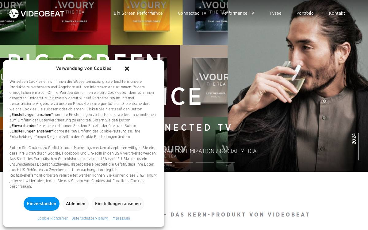 Videobeat website preview