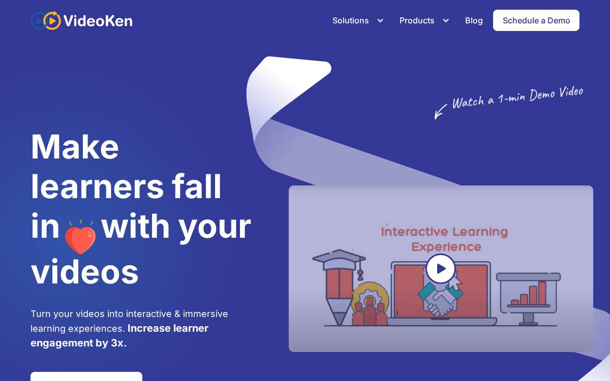 Videoken website preview