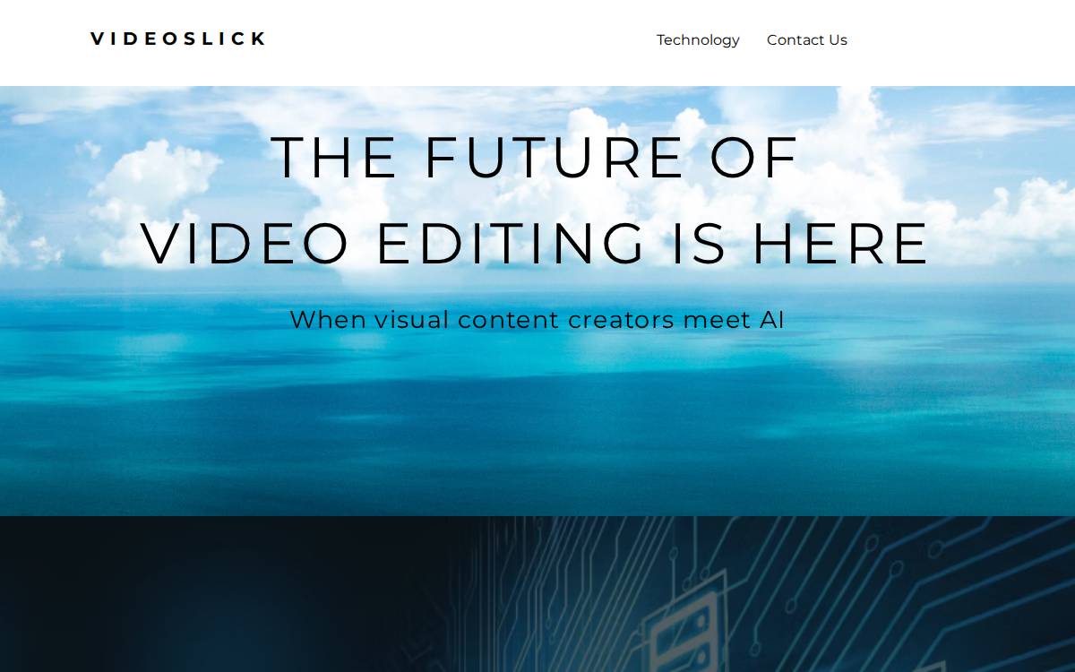 VideoSlick website preview
