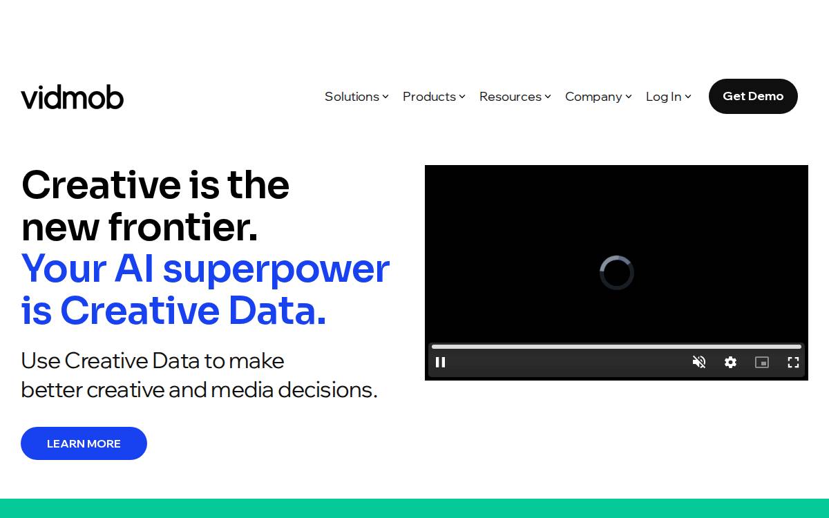 Vidmob website preview