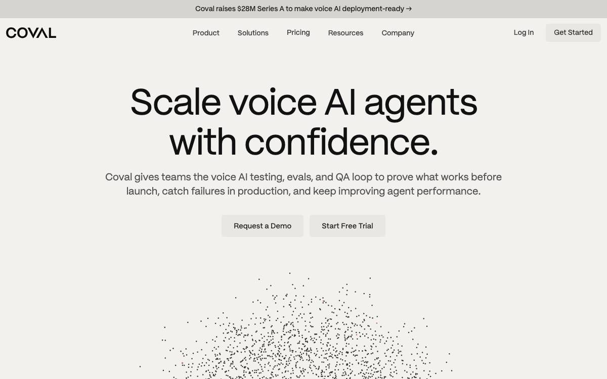 Coval website preview