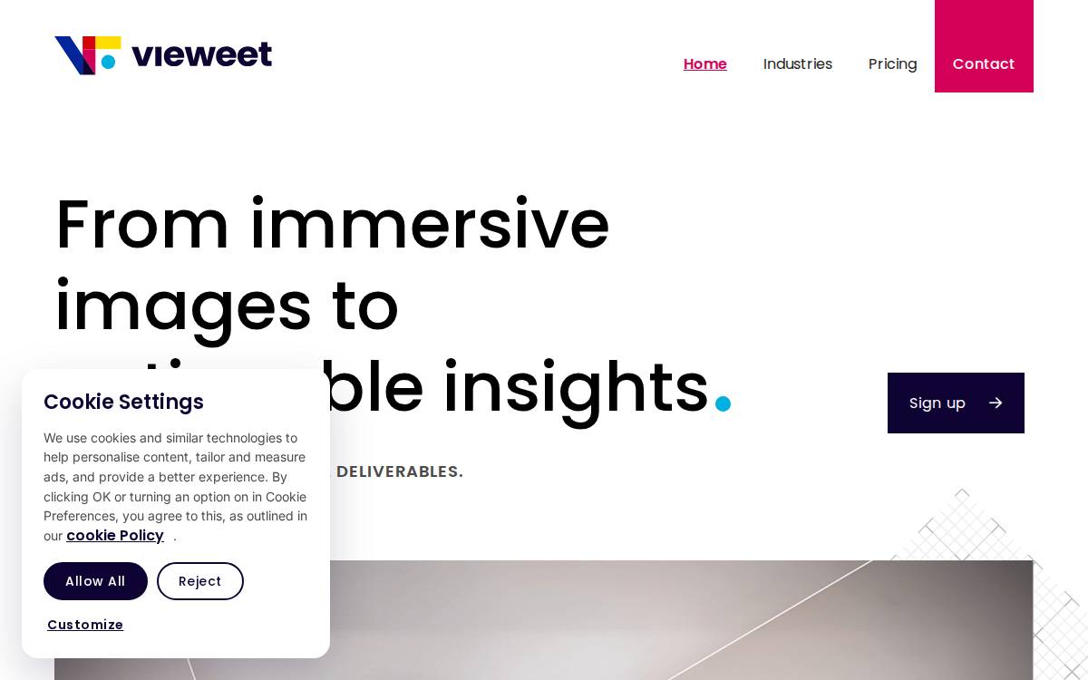 Vieweet website preview