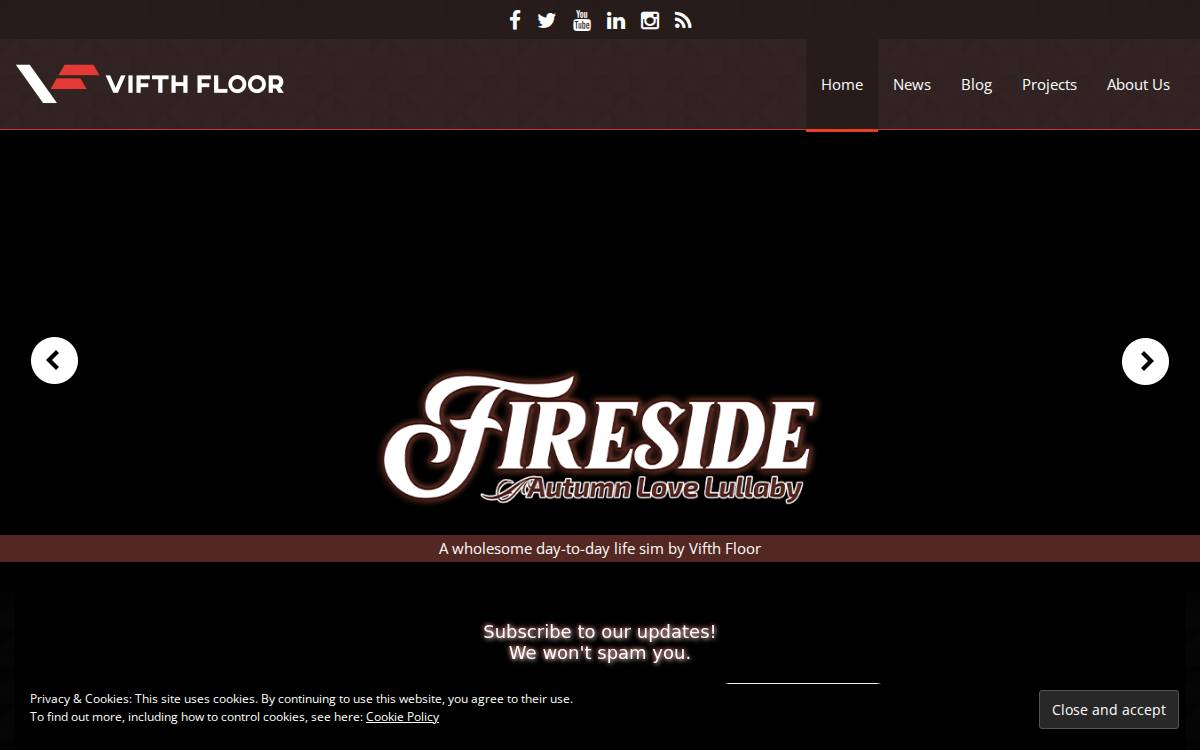 Vifthfloor website preview