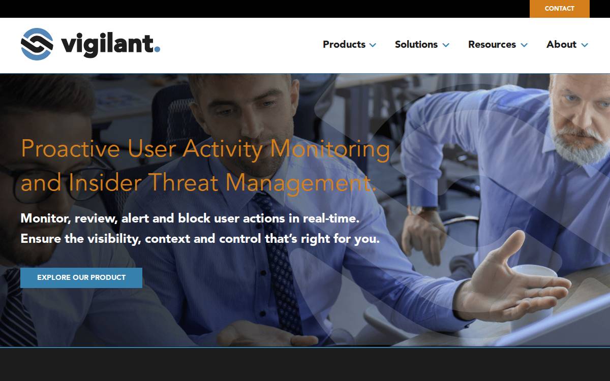 Vigilantapps website preview