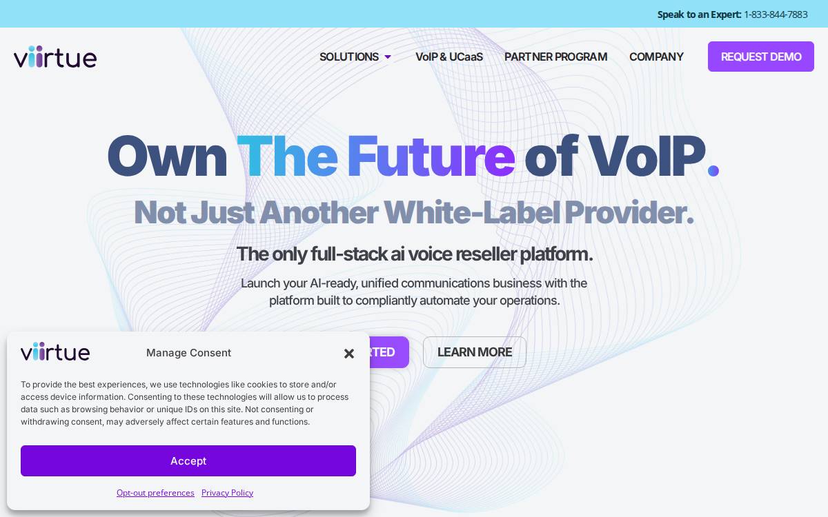 Viirtue, Inc website preview