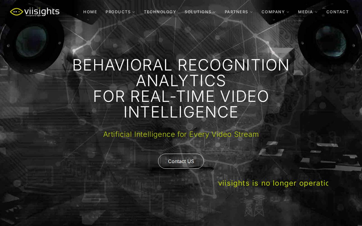 Viisights website preview
