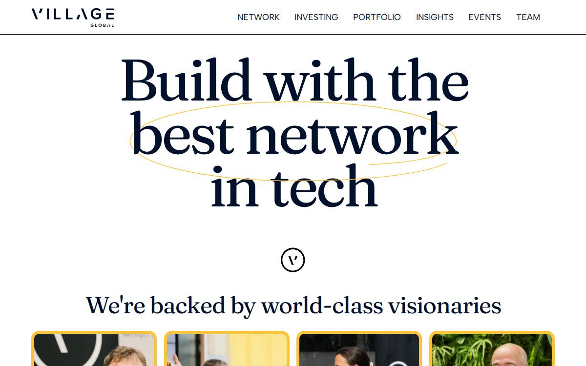 Villageglobal website preview