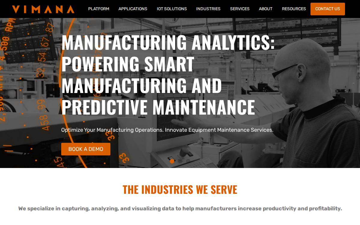 VIMANA website preview