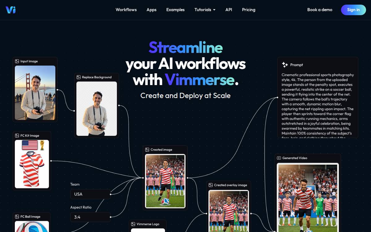 Vimmerse website preview