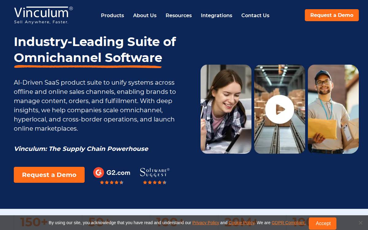 Vinculum website preview