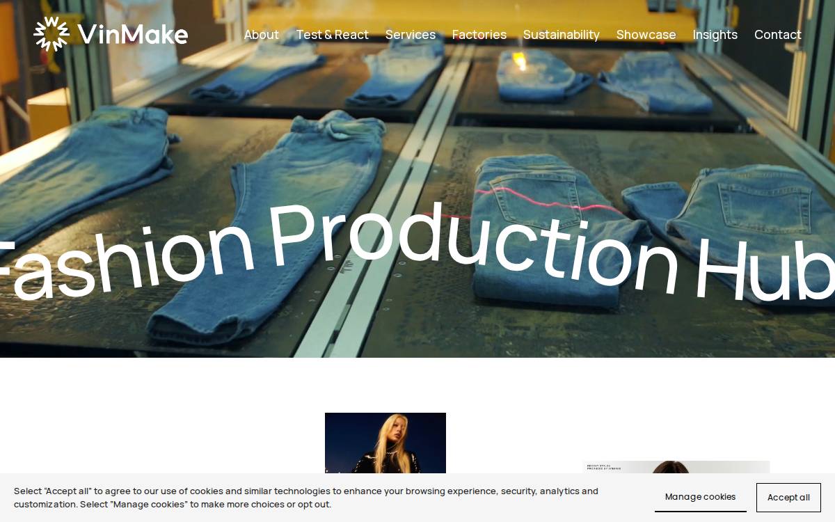 Vinmake website preview