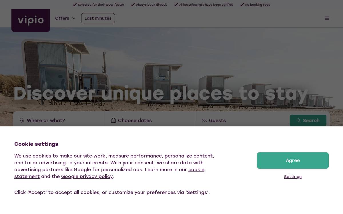 Vipio website preview
