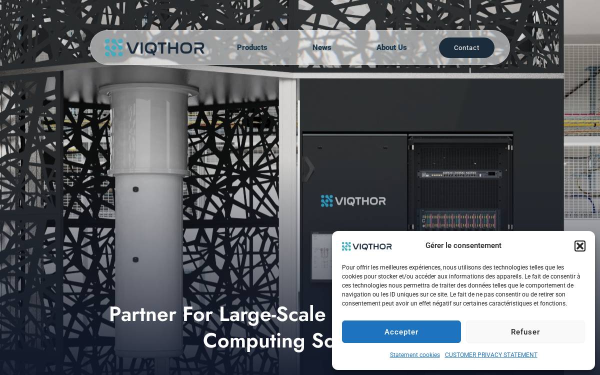 Viqthor website preview
