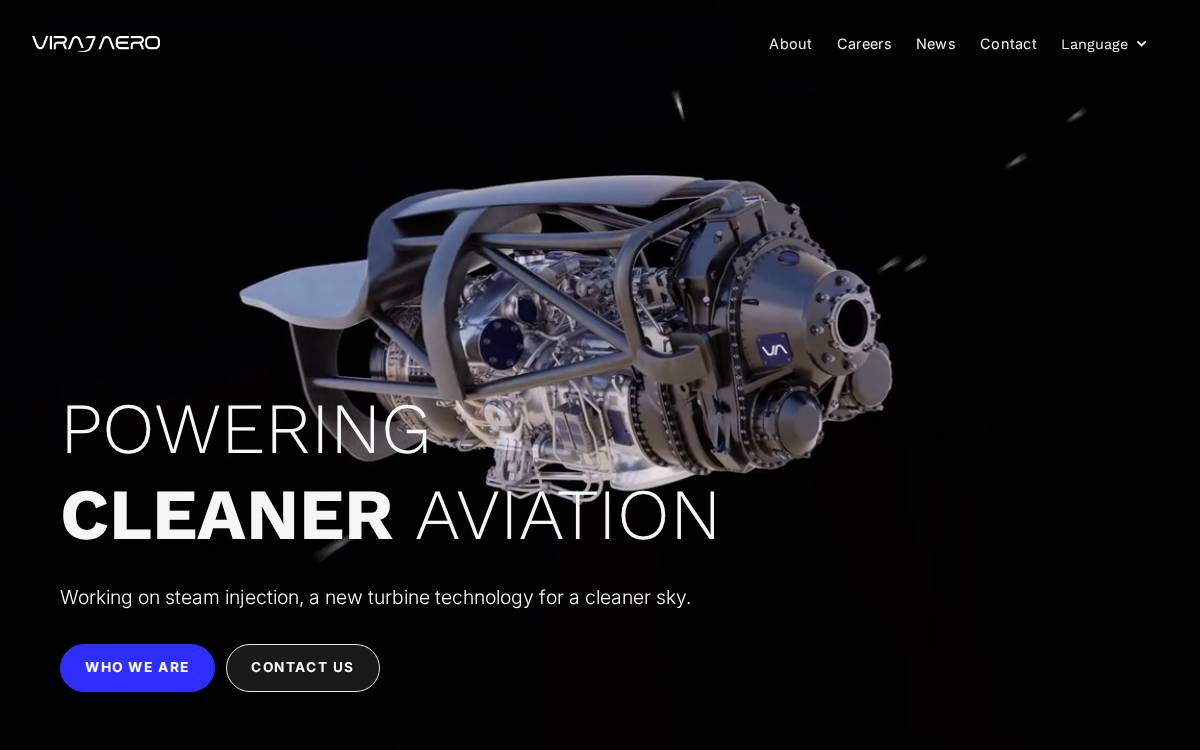Viraj Aero website preview