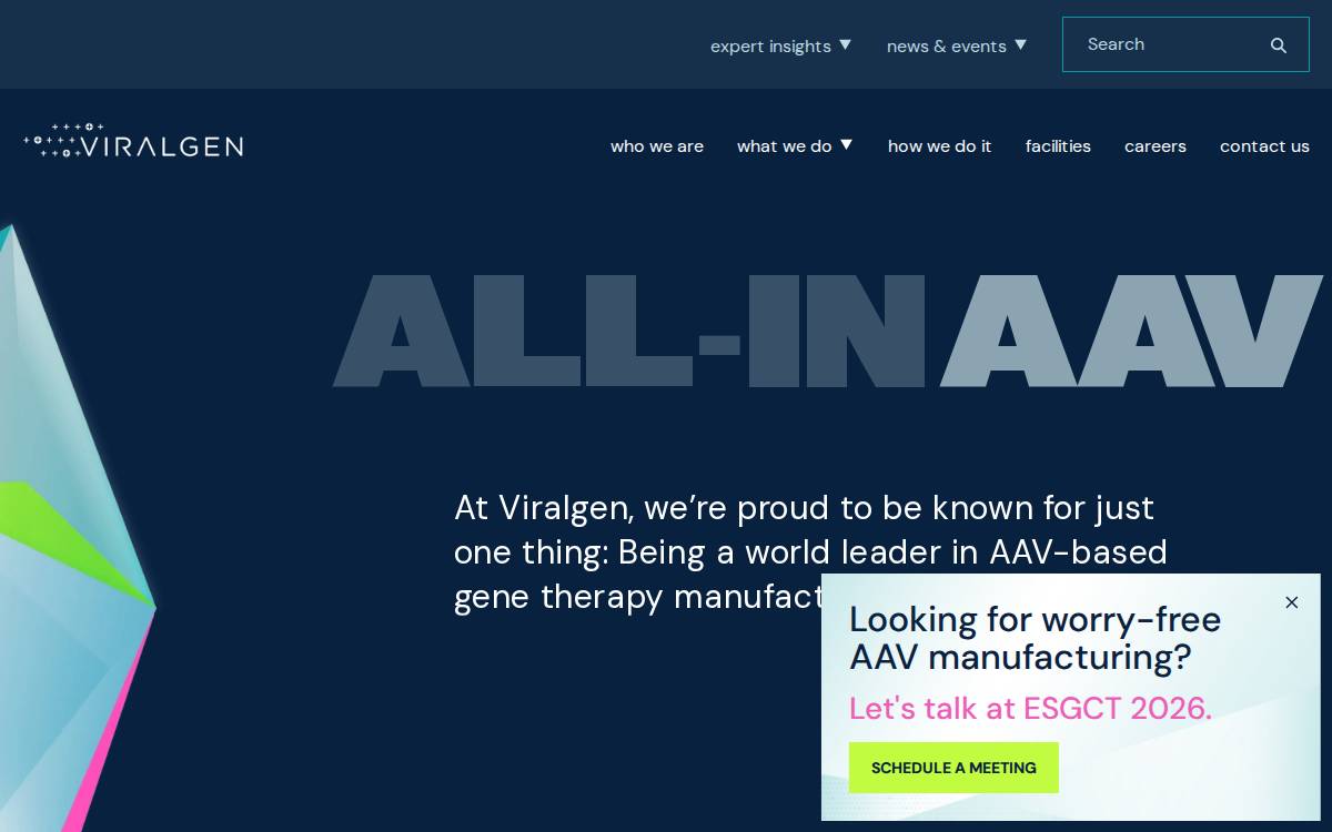Viralgen website preview