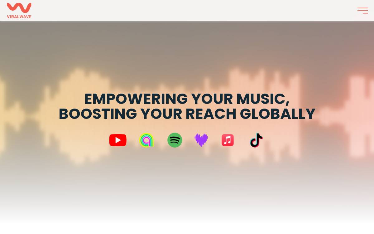 Viralwave website preview