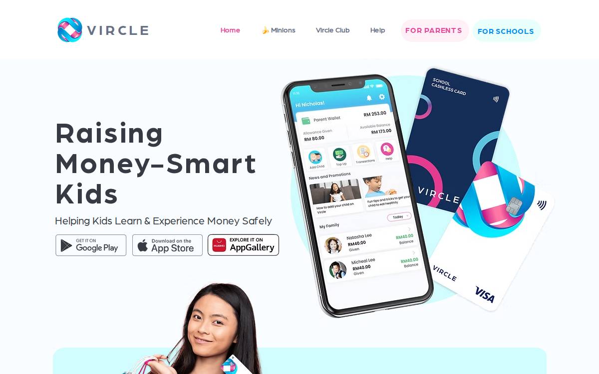 Vircle website preview