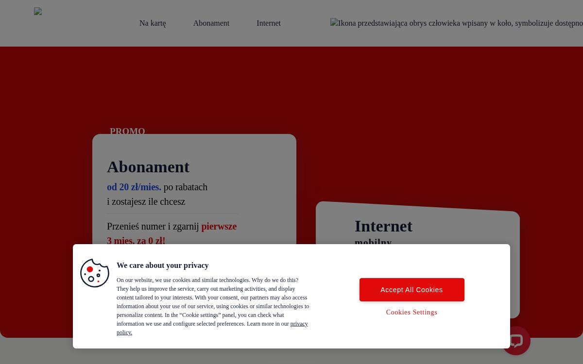 Virgin Mobile website preview