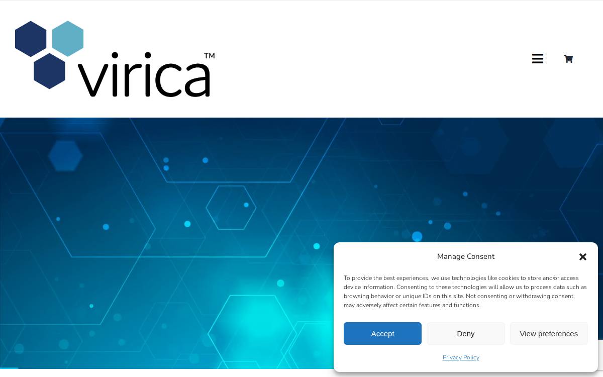Virica website preview