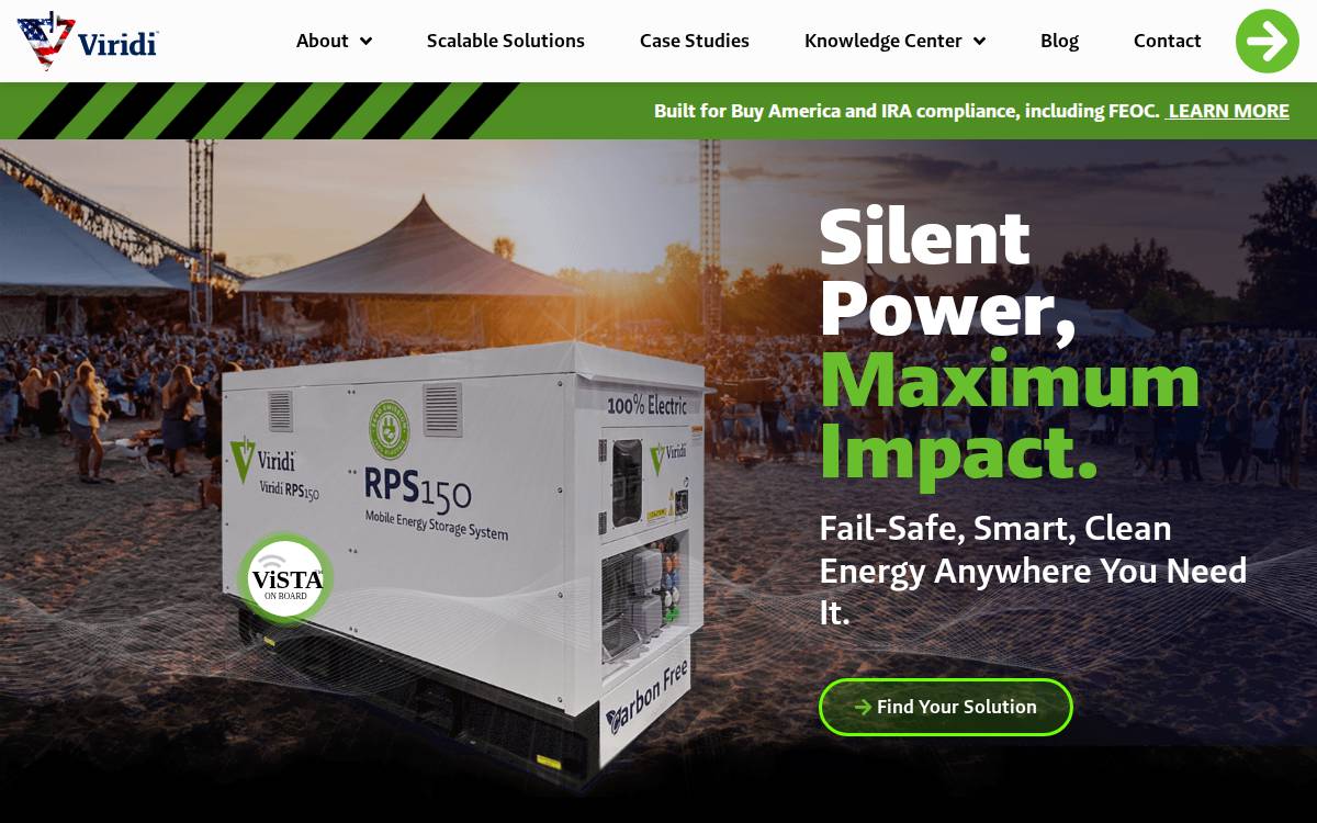 Viridi Parente website preview